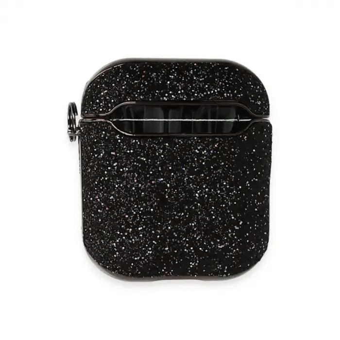 Airpods 2 (2.nesil) Spell Simli Kılıf - Siyah