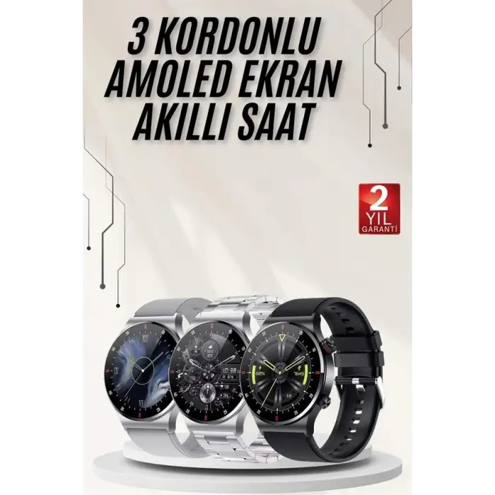 Akıllı Saat Arama Cevaplama Müzik Dinleme GPS Takibi