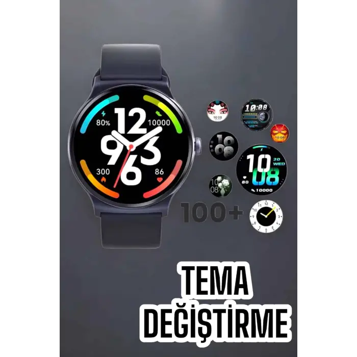 Akıllı Saat Sesli Görüşme Bluetooth Bağlantılı 3 Kordonlu