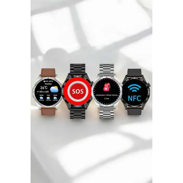 Akıllı Saat Sesli Görüşme Titreşimli Nabız Sensörlü Spor Modları