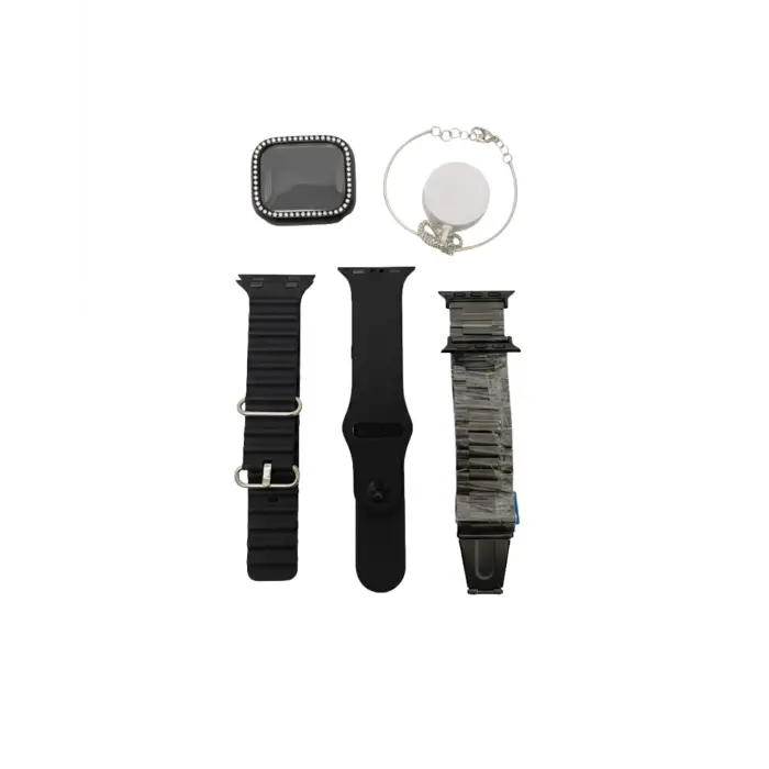 Akıllı Saat Uyumlu Çoklu Kordon ve Aksesuar Seti