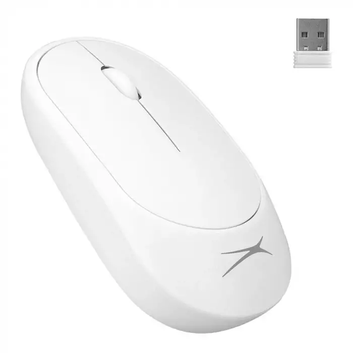 Altec Lansing ALBM7314 Beyaz 2.4GHz USB 1200DPI Alkalin Pilli Kablosuz Mouse