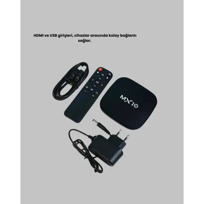 Android 4K TV Box – Wi-Fi, Bluetooth, Dolby Ses, 60 FPS Ultra HD