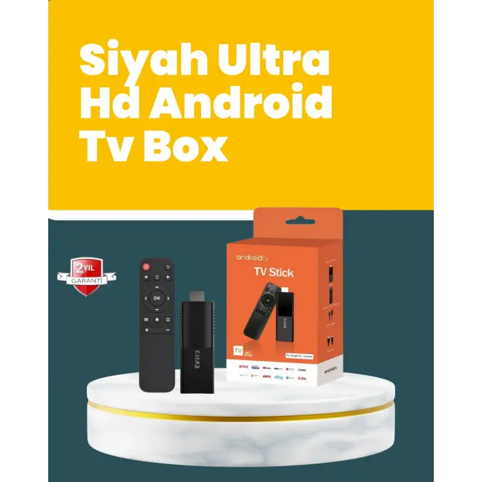 Android TV Stick WiFi ve Bluetooth Bağlantılı