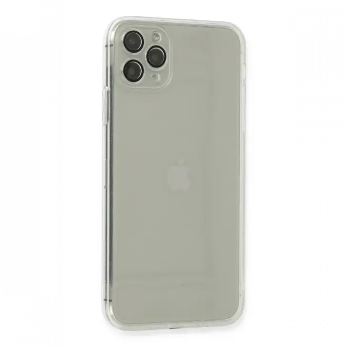 Apple iPhone 11 Pro Max Kılıf Fly Lens Silikon - Şeffaf