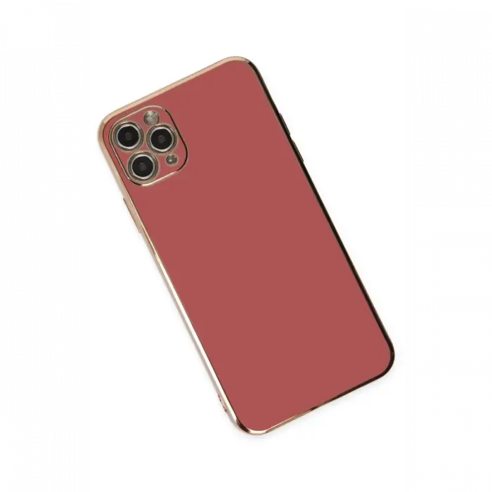 Apple iPhone 11 Pro Max Kılıf Volet Silikon - Kırmızı