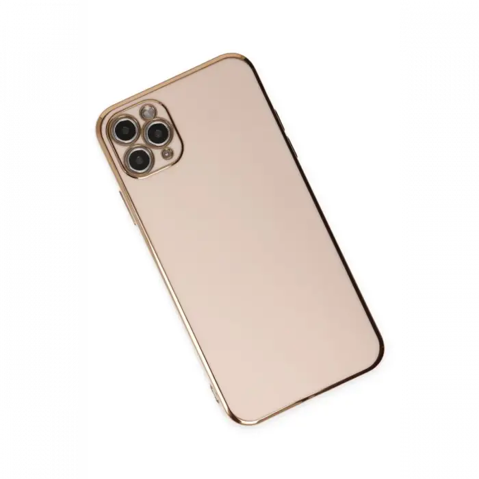Apple iPhone 11 Pro Max Kılıf Volet Silikon - Pembe
