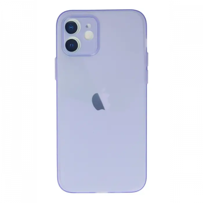 Apple iPhone 12 Kılıf Puma Silikon - Mor