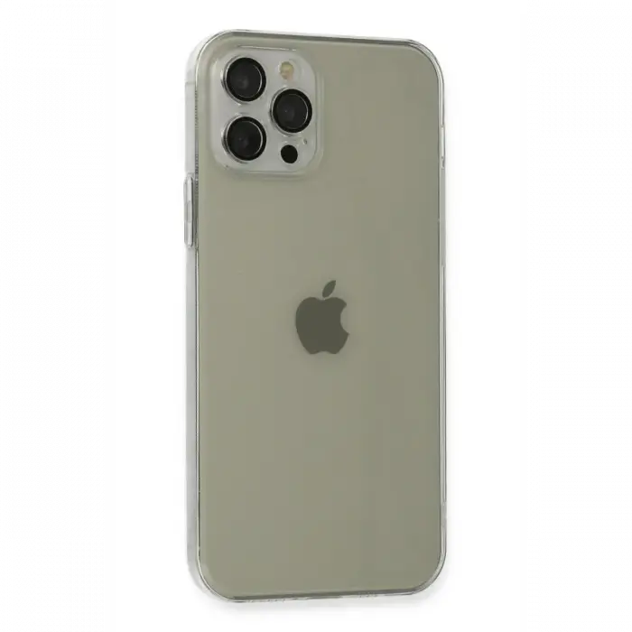 Apple iPhone 12 Pro Kılıf Fly Lens Silikon - Şeffaf