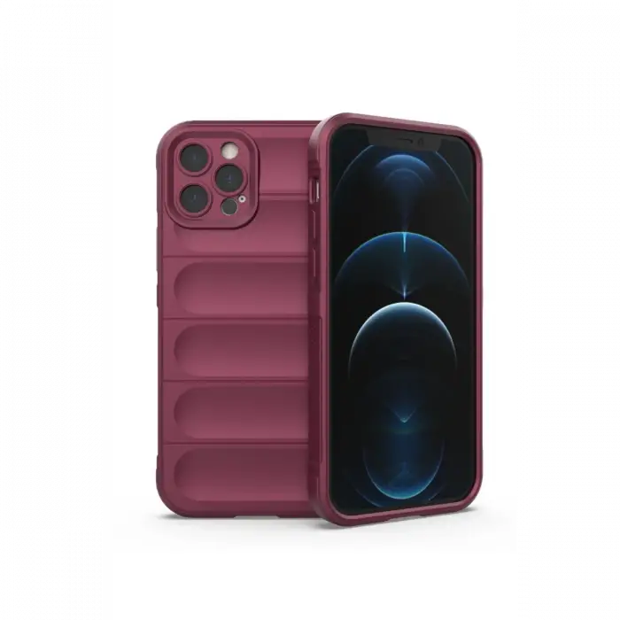 Apple iPhone 12 Pro Kılıf Optimum Silikon - Bordo