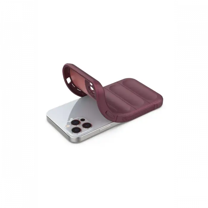 Apple iPhone 12 Pro Kılıf Optimum Silikon - Bordo