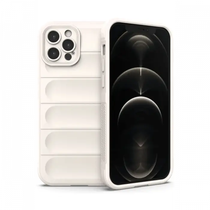 Apple iPhone 12 Pro Kılıf Optimum Silikon - Krem