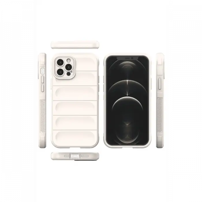 Apple iPhone 12 Pro Kılıf Optimum Silikon - Krem
