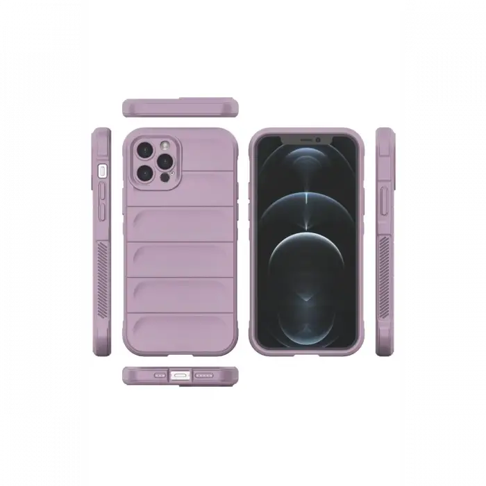 Apple iPhone 12 Pro Kılıf Optimum Silikon - Mor
