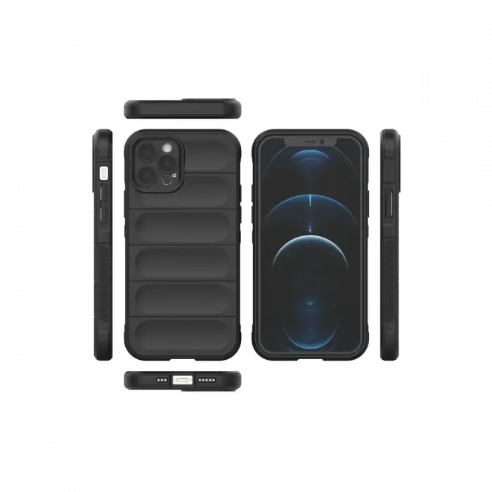 Apple iPhone 12 Pro Kılıf Optimum Silikon - Siyah