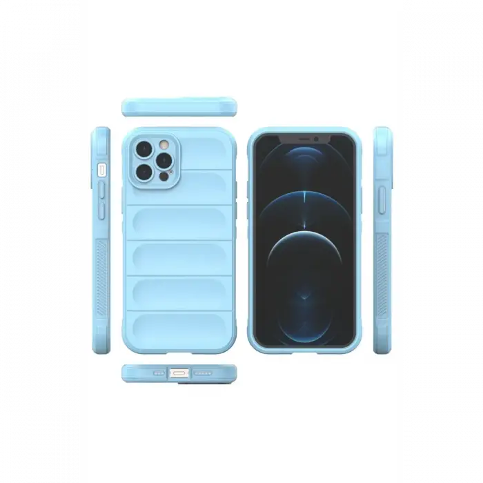 Apple iPhone 12 Pro Kılıf Optimum Silikon - Sky Blue