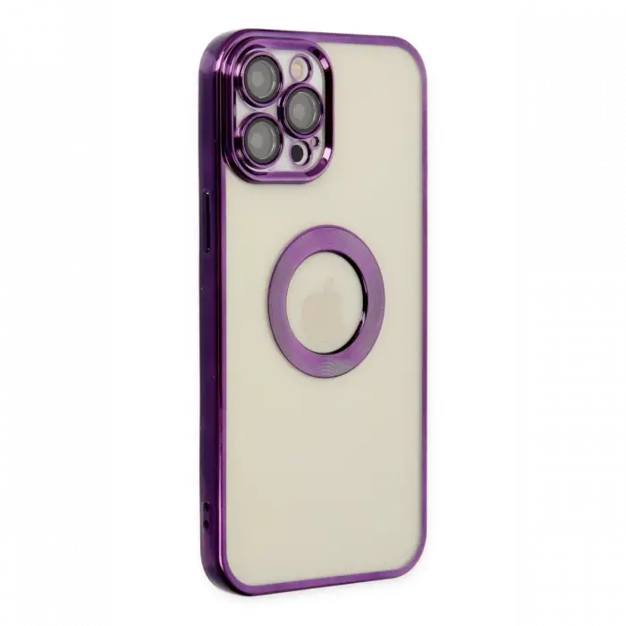 Apple iPhone 12 Pro Kılıf Slot Silikon - Mor