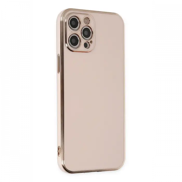 Apple iPhone 12 Pro Kılıf Volet Silikon - Pembe