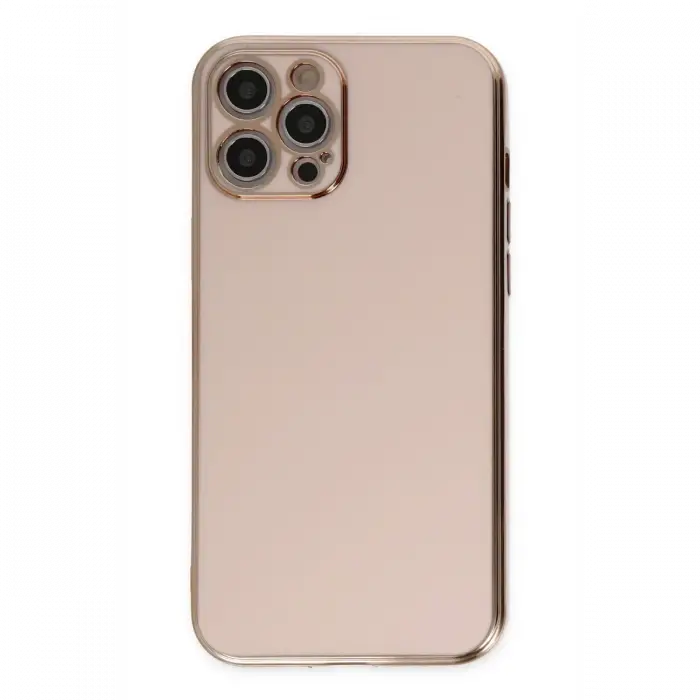 Apple iPhone 12 Pro Kılıf Volet Silikon - Pembe