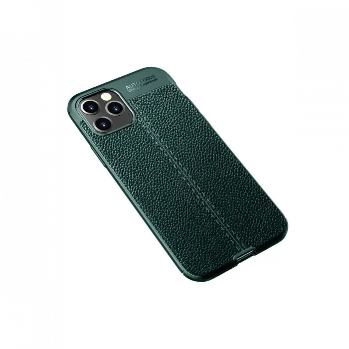 Apple iPhone 12 Pro Max Kılıf Auto Focus Kapak - Yeşil