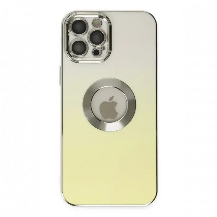 Apple iPhone 12 Pro Max Kılıf Best Silikon - Sarı