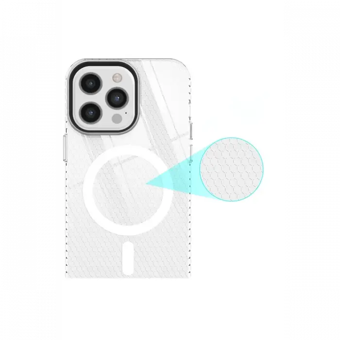 Apple iPhone 12 Pro Max Kılıf Beta Magneticsafe Silikon - Şeffaf
