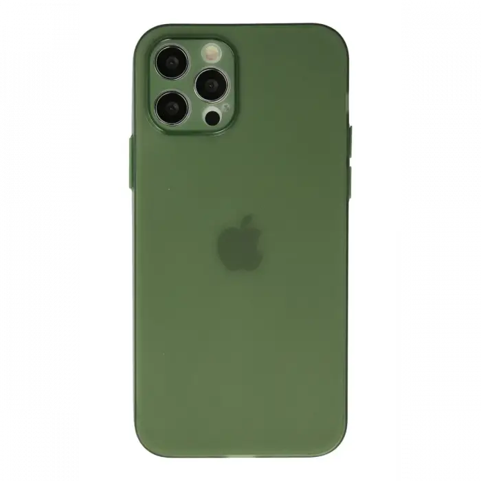 Apple iPhone 12 Pro Max Kılıf Puma Silikon - Yeşil