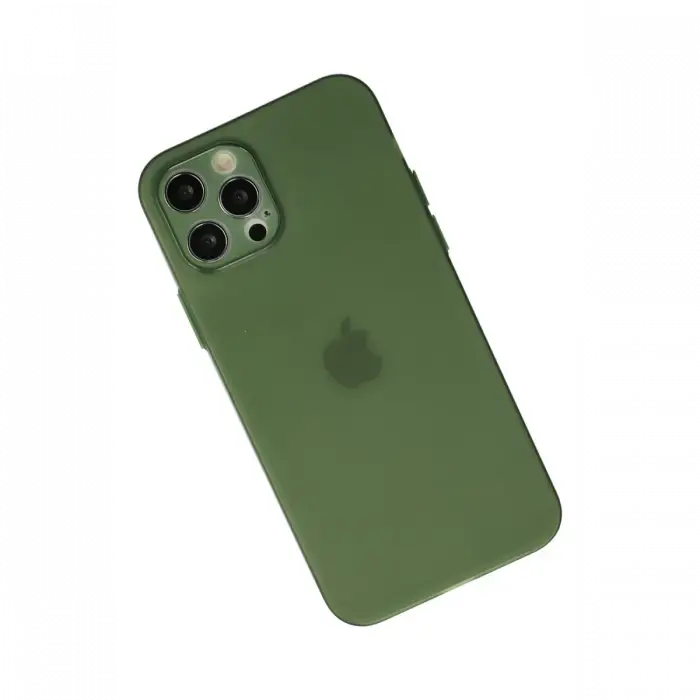 Apple iPhone 12 Pro Max Kılıf Puma Silikon - Yeşil