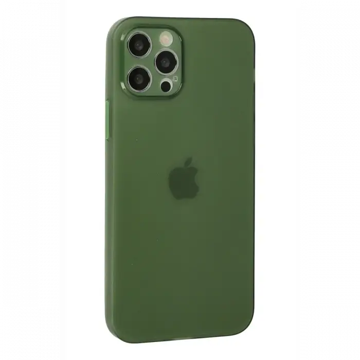 Apple iPhone 12 Pro Max Kılıf Puma Silikon - Yeşil