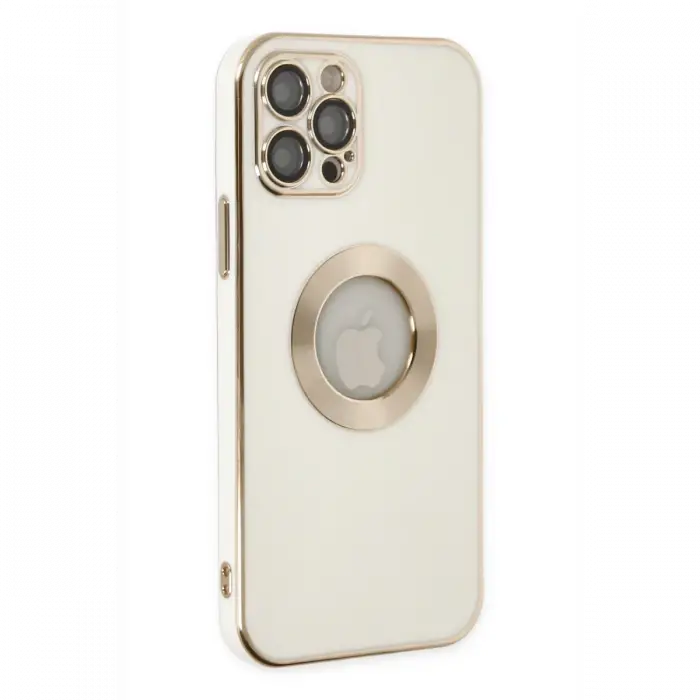 Apple iPhone 12 Pro Max Kılıf Store Silikon - Beyaz