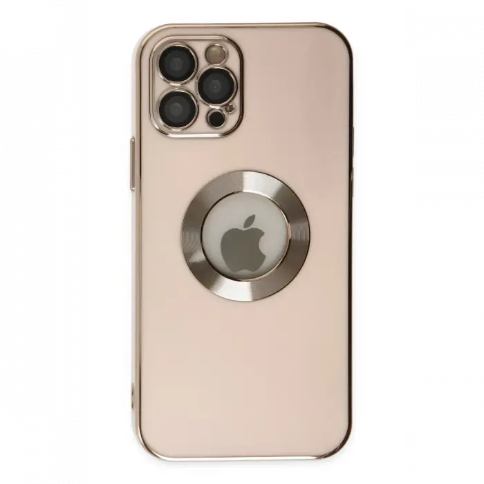 Apple iPhone 12 Pro Max Kılıf Store Silikon - Pembe
