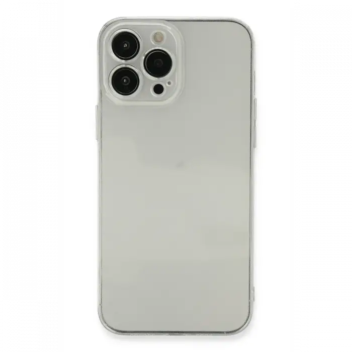 Apple iPhone 13 Pro Kılıf Fly Lens Silikon - Şeffaf