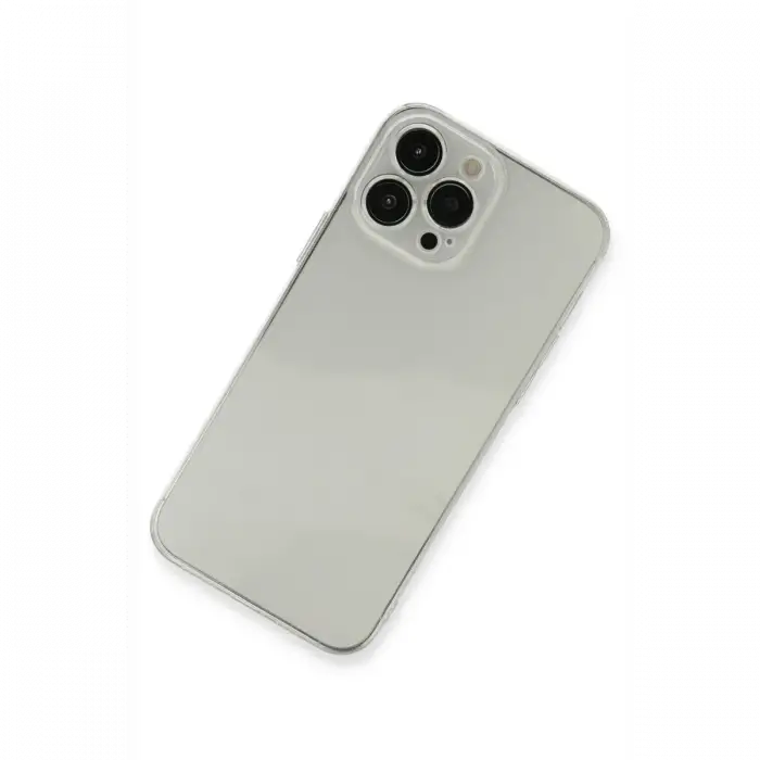 Apple iPhone 13 Pro Kılıf Fly Lens Silikon - Şeffaf