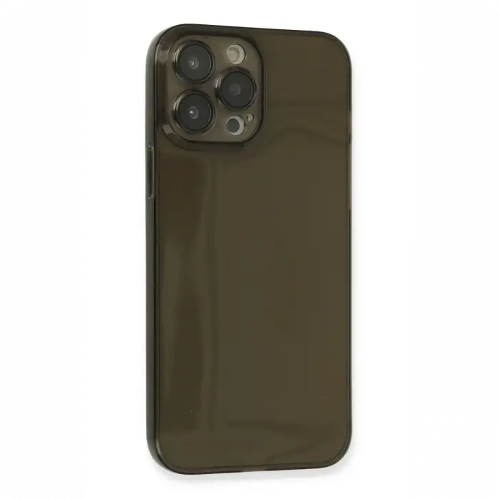 Apple iPhone 13 Pro Kılıf Fly Lens Silikon - Siyah
