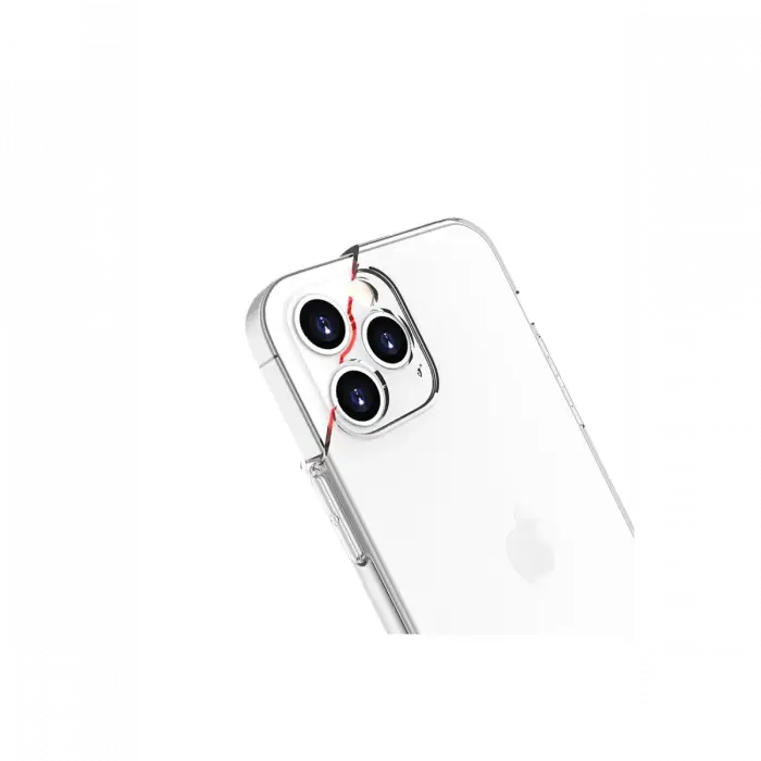 Apple iPhone 13 Pro Kılıf Lüx Şeffaf Silikon
