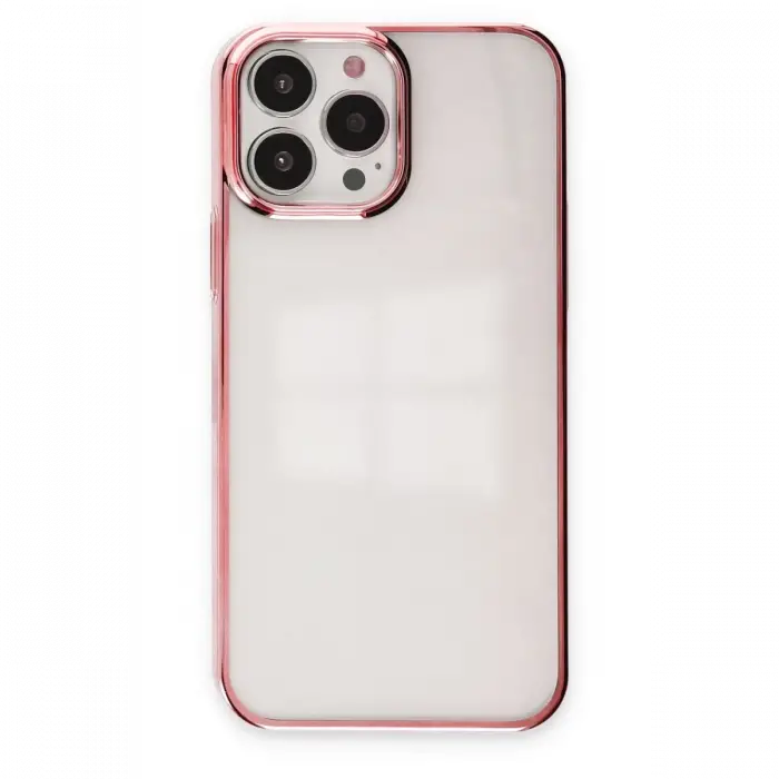 Apple iPhone 13 Pro Max Kılıf Element Silikon - Pembe