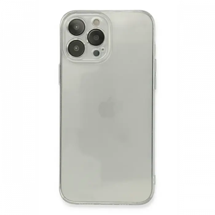 Apple iPhone 13 Pro Max Kılıf Fly Lens Silikon - Şeffaf