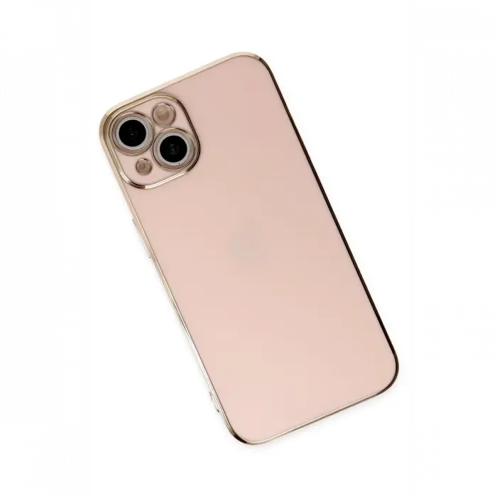 Apple iPhone 14 Kılıf Volet Silikon - Pembe