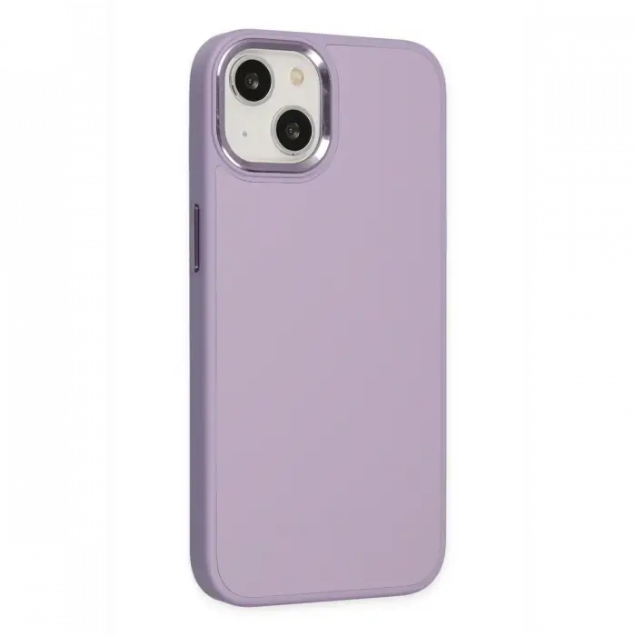 Apple iPhone 14 Plus Kılıf Asya Deri Silikon - Lila