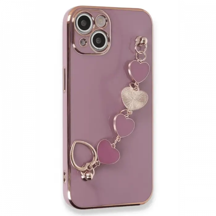 Apple iPhone 14 Plus Kılıf Esila Silikon - Mor