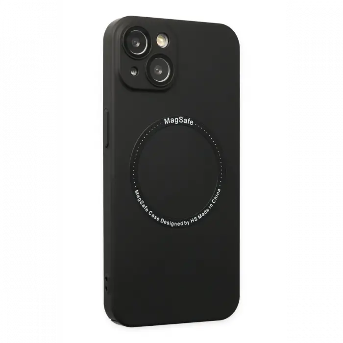 Apple iPhone 14 Plus Kılıf Jack Magneticsafe Lens Silikon - Siyah