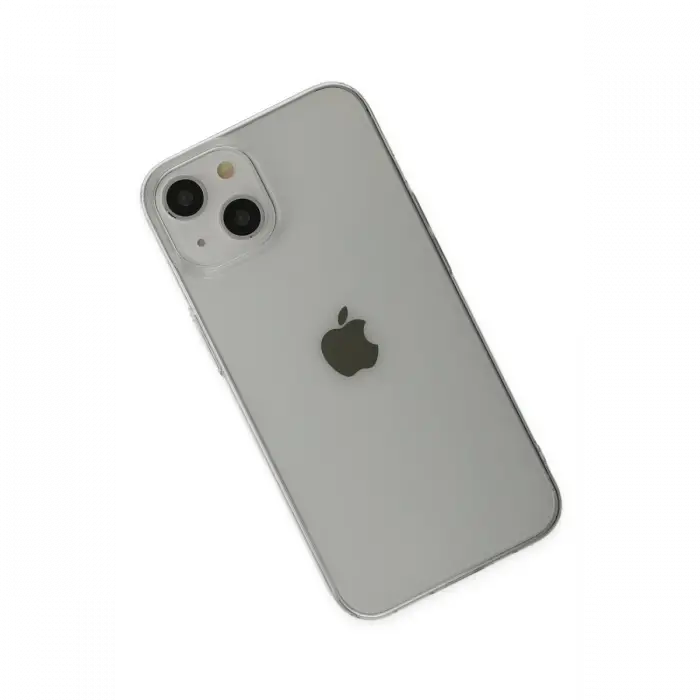 Apple iPhone 14 Plus Kılıf Pc Sert Şeffaf Kapak - Şeffaf
