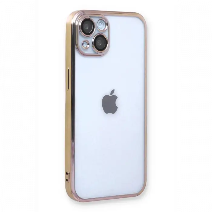 Apple iPhone 14 Plus Kılıf Razer Lensli Silikon - Gold