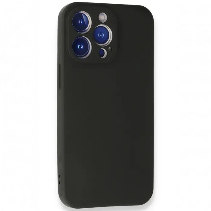 Apple iPhone 14 Pro Kılıf First Silikon - Siyah