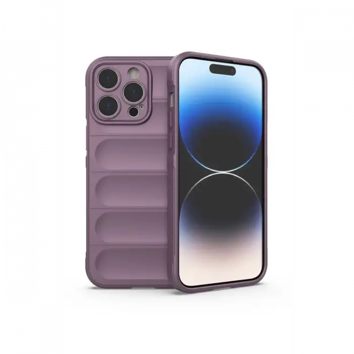 Apple iPhone 14 Pro Kılıf Optimum Silikon - Mor