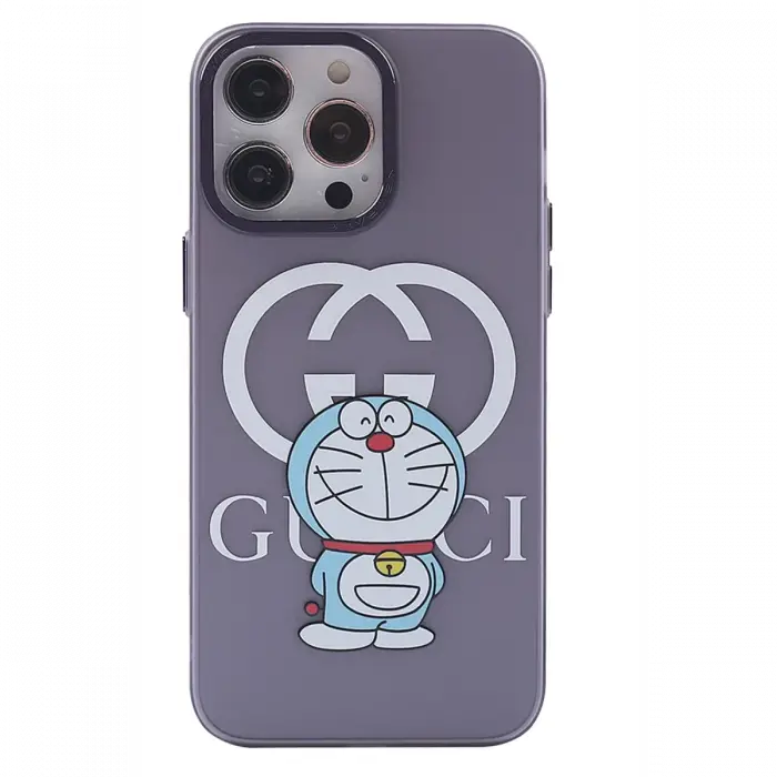 Apple iPhone 14 Pro Kılıf Prada Desenli Kapak - Prada Mor - 3