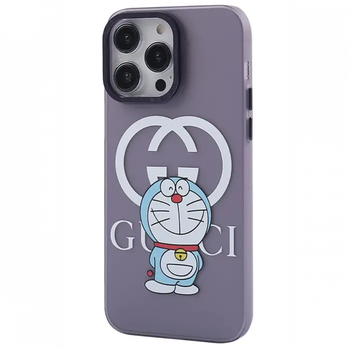 Apple iPhone 14 Pro Kılıf Prada Desenli Kapak - Prada Mor - 3