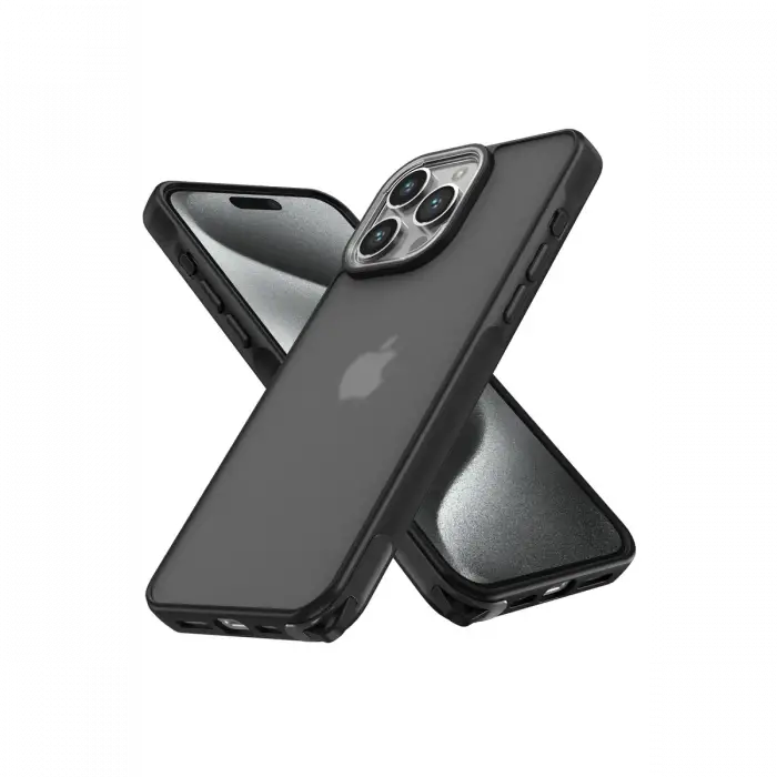 Apple iPhone 14 Pro Max Kılıf Elegant Kapak - Siyah
