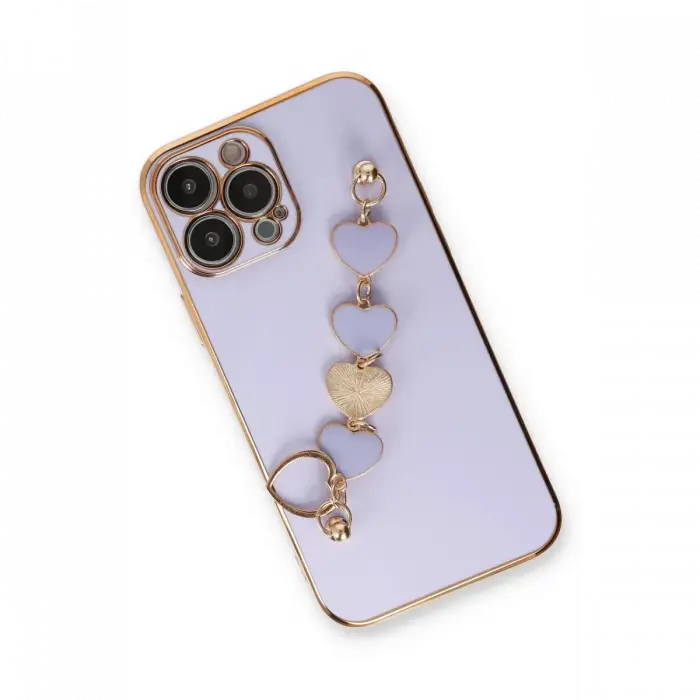 Apple iPhone 14 Pro Max Kılıf Esila Silikon - Lila