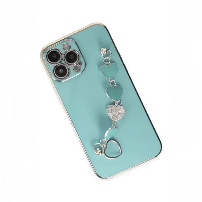 Apple iPhone 14 Pro Max Kılıf Esila Silikon - Su Yeşili